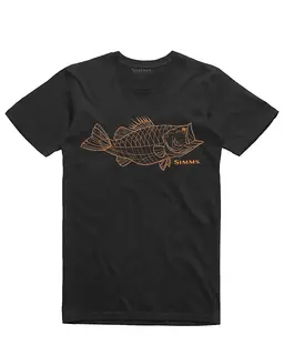 Simms Bass Line T-Shirt Black