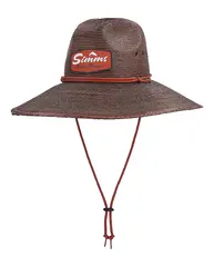 Simms Cutbank Sun Hat Chestnut Solhatt fra 100 % palmeblad og Stropp