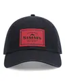 Simms Single Haul Cap Black Red Komfortabel caps i 100% bomull