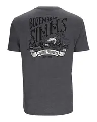 Simms Bozeman Scene T-Shirt Titanium XL Behagelig t-skjorte med Simms design