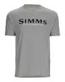 Simms Logo T-Shirt Cinder Heather L Behagelig bestselger logo T-skjorte