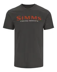 Simms Logo T-Shirt Simms Orange/Char M Behagelig bestselger logo T-skjorte