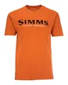 Simms Logo T-Shirt S Adobe Heather