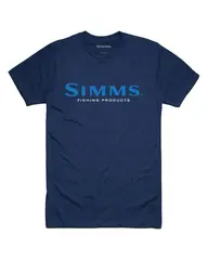 Simms Logo T-Shirt 3XL Dark Moon Heather