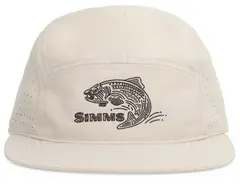 Simms Single Haul Pack Cap Stone Caps med ventilasjon og EVA skyggebrem