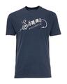 Simms Special Knot T-Shirt S Navy Heather
