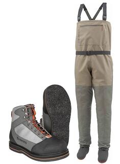 Simms Tributary Stockingfoot Vadepakke sko med filtsåle, Striker Grey