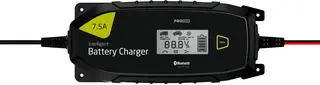 PROUSER Elektronisk Batterilader 12V/24V Batterilader 7,5A m/ Bluetooth