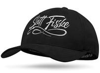 Skitt Fiske Flexfit Caps Black L/XL Med Skitt Fiske tekst og fluesnøre