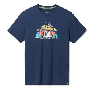 Smartwool River Van Graphic Tee Slim Fit T skjorte i merino og polyester