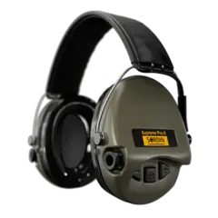 Sordin Supreme Pro-X Leather Green Hear2 Aktive hørselsvern med vanntett mikrofon