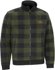 Swedteam Lynx Sweater Full-Zip S Klassisk fleece, Hunting Green