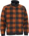 Swedteam Lynx Sweater Full-Zip S Klassisk fleece, Orange