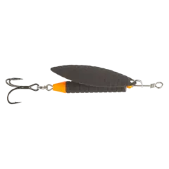 Søvik Atlantic Salmon Spinner 35g Black/UV Orange Tail 35g