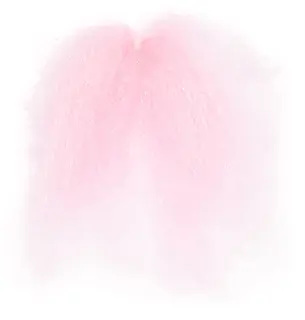 Sybai Ghost Hair Light Pink Lange hanks med STF dub
