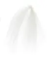 Sybai Ghost Hair White Transparent Lange hanks med STF dub