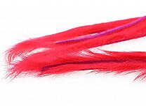Rabbit Strips S-Cut 3mm. - Fluor Red The Fly Co