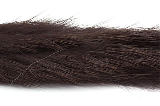Rabbit Strips S-Cut 3mm. - Rusty Brown The Fly Co