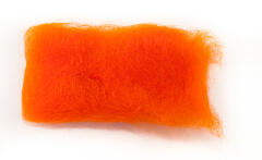 Angora Goat Dubbing - Hot Orange Hareline (alternativ til selull)