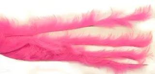 Rabbit Strips S-Cut 3mm - Fl. Pink The Fly Co