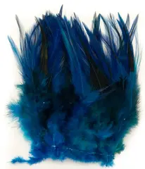 Cockhackles Badger - Kingfisher Blue
