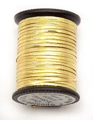 Lagartun Oval Metal Tinsel Gold Fine