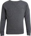 Tufte Kids College Sweater 110/116 Genser, barn, Dark Grey Melange