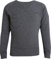 Tufte Kids College Sweater 98/104 Genser, barn, Dark Grey Melange