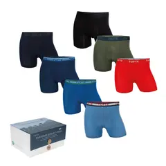 Tufte Men`s Boxer Briefs 7-pack M Multicolor
