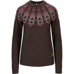 Tufte Rosenfink Pattern Sweater S Shopping Bag Melange/Heather Rose