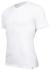 Tufte V-Neck t-shirt M Herre, Bright White