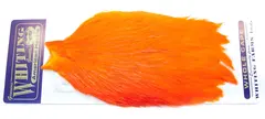 Whiting Am. Rooster Cape - Orange (White Dyed)