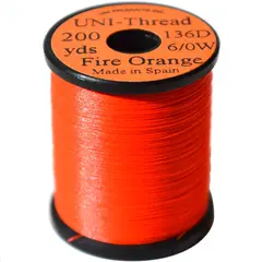 UNI bindetråd 6/0 - Fire Orange 200y