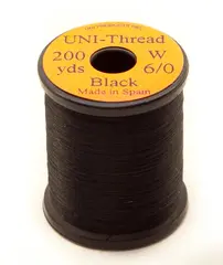 UNI bindetråd 6/0 - Black 200y
