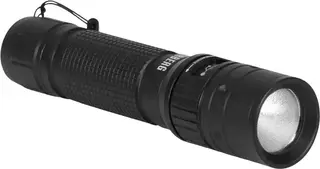 Urberg Flashlight 1000 Lm Black Kraftig og liten oppladbar lommelykt