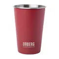 Urberg Tumbler Single 500ml Rio Red Solid 0,5L klassisk mugge i stål