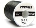 Veevus G.S.P bindetråd Black 50D Råsterk Gel Spun Polyethylene