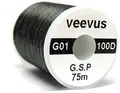 Veevus G.S.P bindetråd Black 50D Råsterk Gel Spun Polyethylene