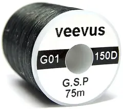 Veevus G.S.P bindetråd Black 150D Råsterk Gel Spun Polyethylene