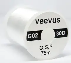 Veevus G.S.P bindetråd White 30D Råsterk Gel Spun Polyethylene