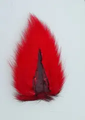Veniard Bucktail Large Red Kvalitets hjortehale med lange fibre