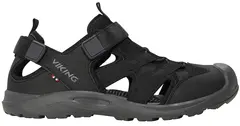 Viking Adventure M+W Black/Charcoal 42 Pålitelig og støttende sandal