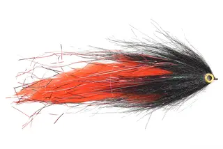 Vision Pike Hollow Deceiver Black & Red Kvalitetsfluer til gjeddefiske