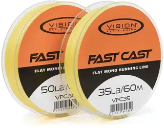 Vision Fast Cast Running Line 60m Flat mono skyteline