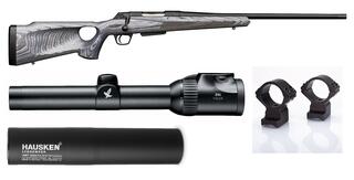 Winchester XPR Thumbhole 308Win Med Swarovski Z6i og Hausken demper