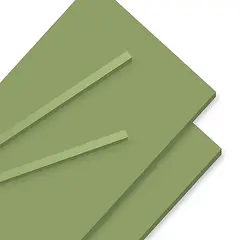 Wapsi Thin Fly Foam 2mm Olive Green Tynt skummateriale til fluebinding
