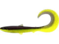 Westin Bullteez Curltail 8cm Black/Chartreuse 3pk