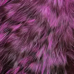 Whiting Bird Fur Grizzly Pink