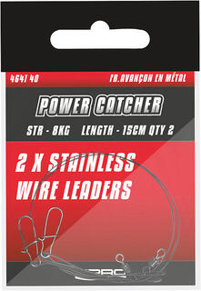 SPRO PC Wire Leader 12kg 2stk, 40cm