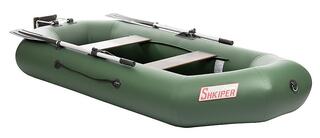 Tonar Shkiper 260RN Grønn Smidig og lett oppblåsbar båt for to
